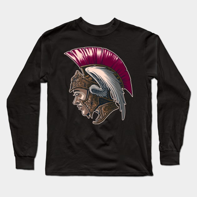 The sparta angel Long Sleeve T-Shirt by akmalzone